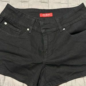 Size 30 Black Guess Denim Shorts